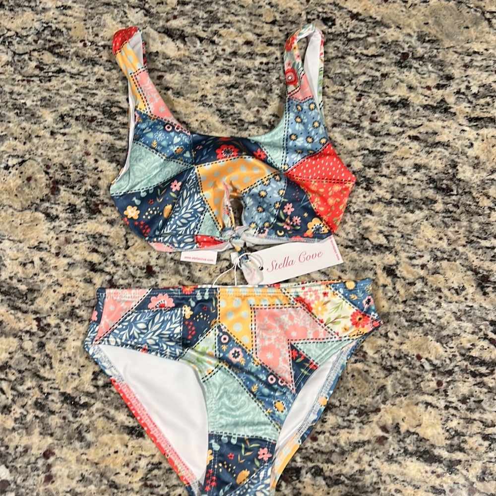 Stella Cove Patchwork Bikini - Picture 2 of 5